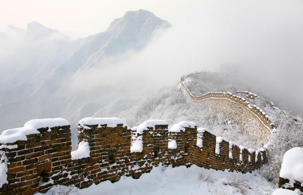 Jiankou Great Wall In Winter